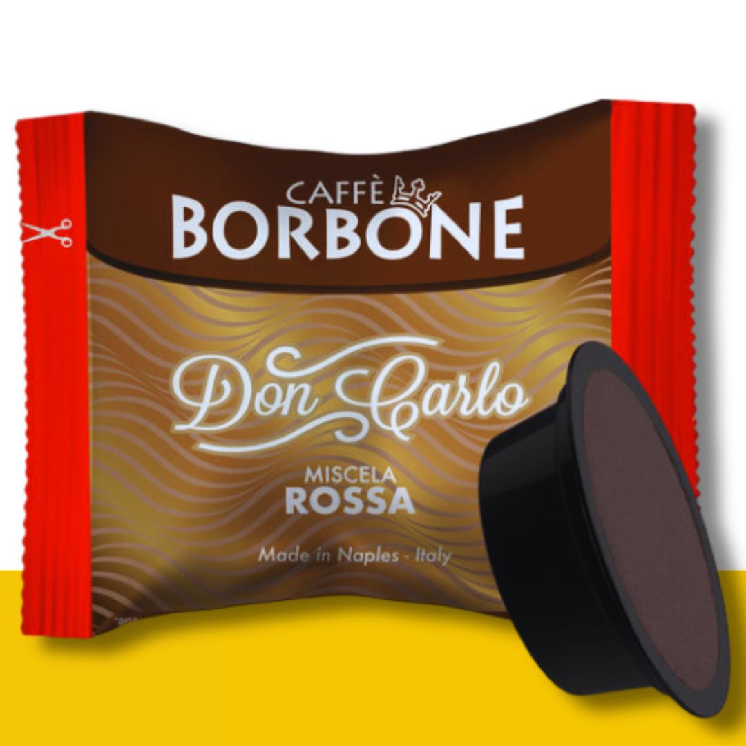 caffè borbone capsule a modo mio don carlo miscela rossa - ital cialde