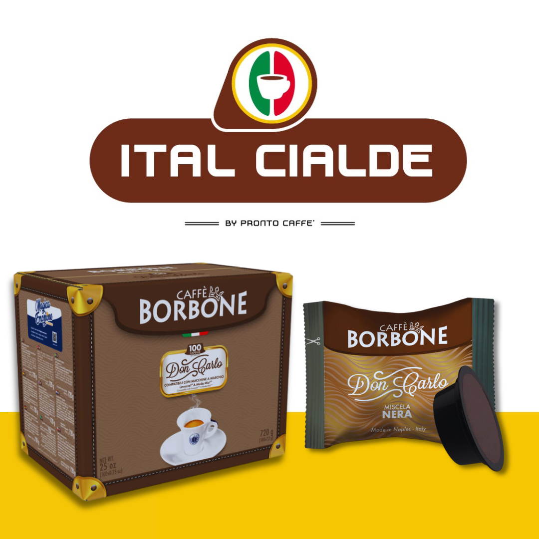 Caffè Borbone Miscela Nera 100 Capsule A Modo Mio