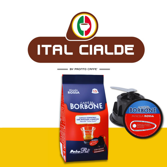 Caffè Borbone Miscela Rossa Capsule Dolce Gusto - Ital Cialde