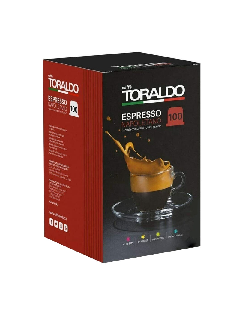 caffe toraldo miscela classica capsule uno system - ital cialde