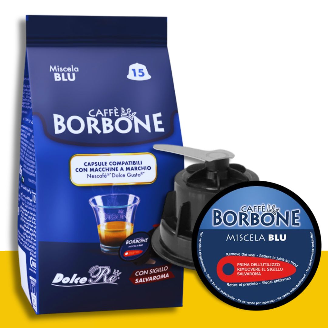 borbone blu 15 capsule dolce gusto -ital cialde