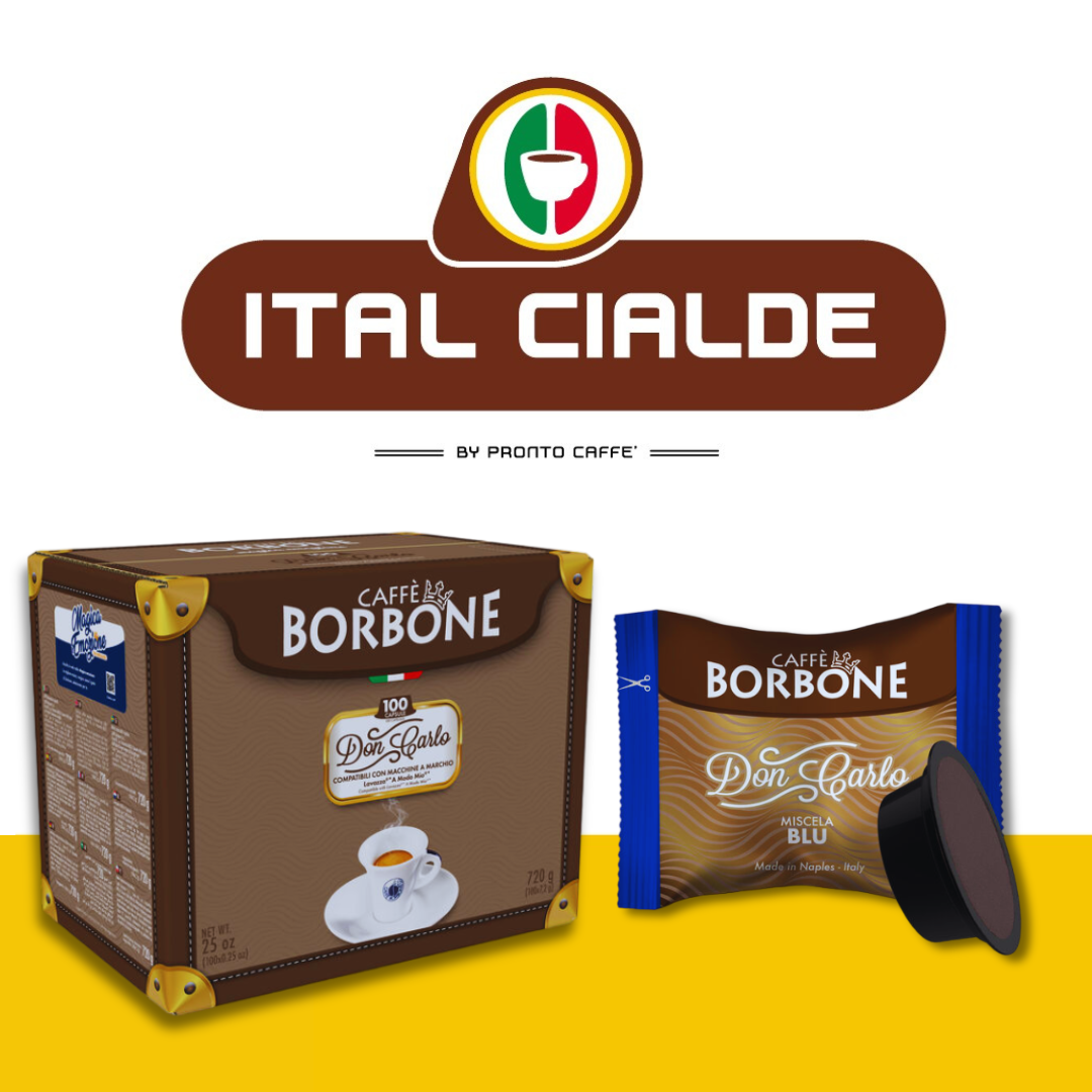 100 Capsule caffè Borbone Miscela Blu Compatibili Lavazza a modo mio - ital cialde