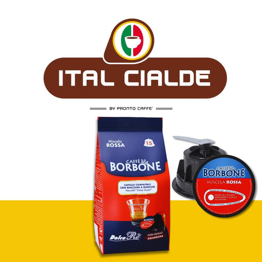caffè borbone 90 capsule compatibili nescafé dolce gusto - ital cialde