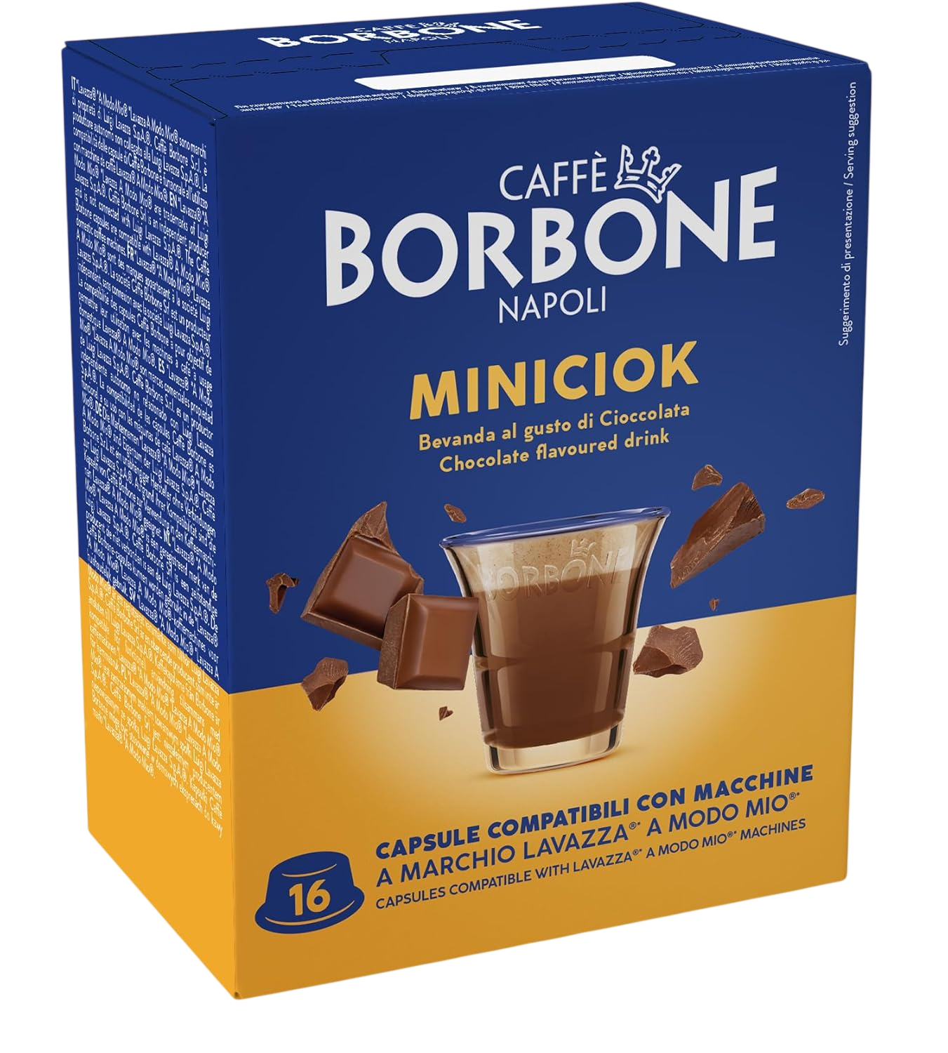 16 Capsule Borbone A Modo Mio - Gusto Miniciok Caffè Borbone