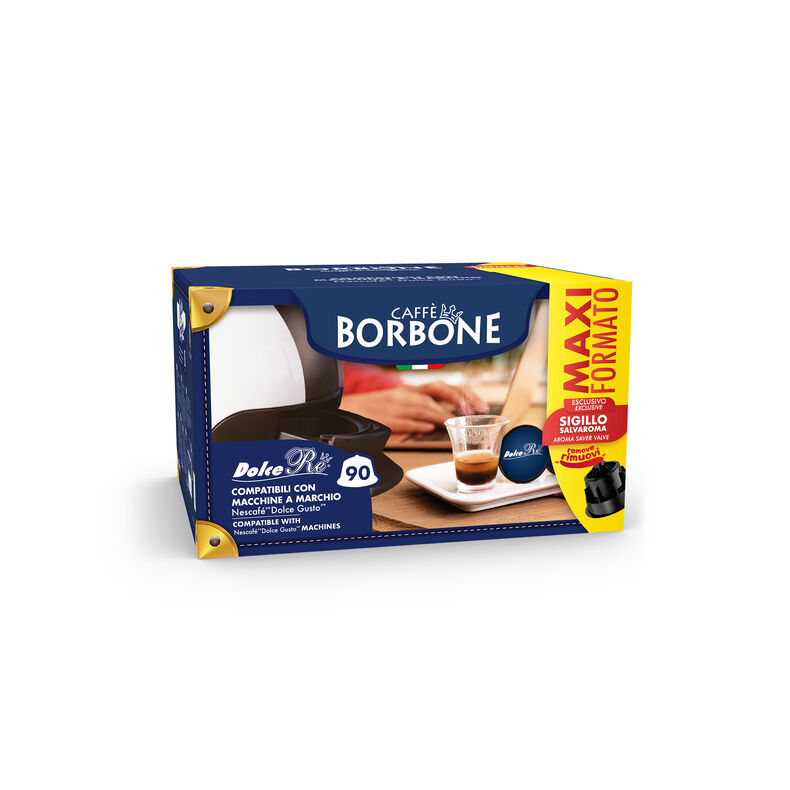 borbone miscela nera dolce gusto 90 capsule - ital cialde