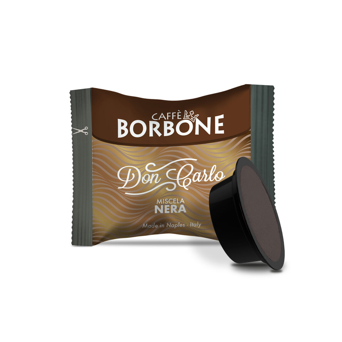 Caffè Borbone don carlo Miscela Nera 100 Capsule A Modo Mio - Ital Cialde