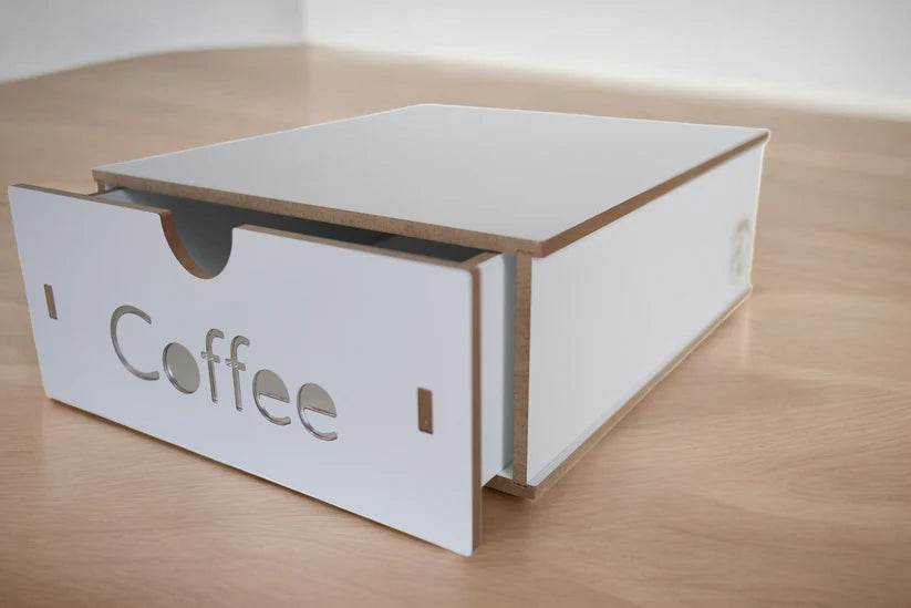 Cassetto Portacialde/Capsule Caffè in Legno Luxury - Ital Cialde