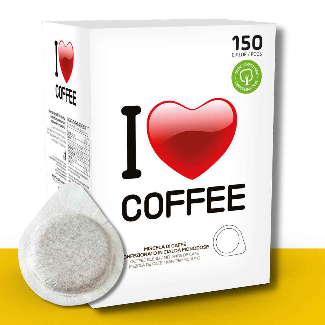 Box Caffè Cialde I love Coffee Miscela Rossa I Love Coffee