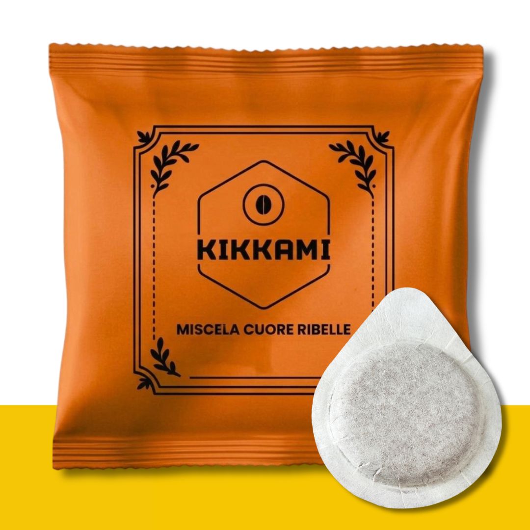 Cialde Caffè KIKKAMI Tutte le Miscele - Cuore D'Oro|Cuore Puro|Cuore Ribelle Kikkami