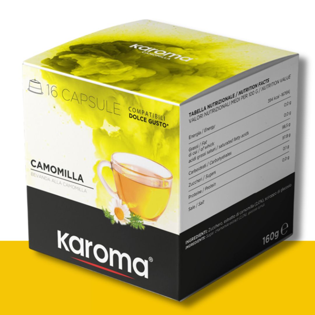 16 Capsule Dolce Gusto Karoma Camomilla Caffè Karoma