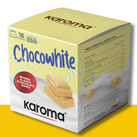 16 Capsule Dolce Gusto Karoma ChokoWhite Caffè Karoma