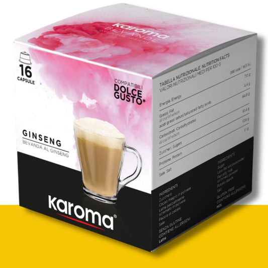 16 Capsule Dolce Gusto Karoma Ginseng Caffè Karoma
