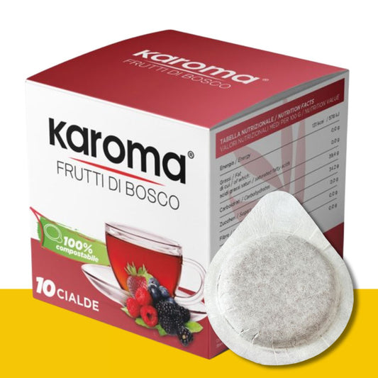 10 Cialde ESE Karoma Frutti di Bosco Caffè Karoma