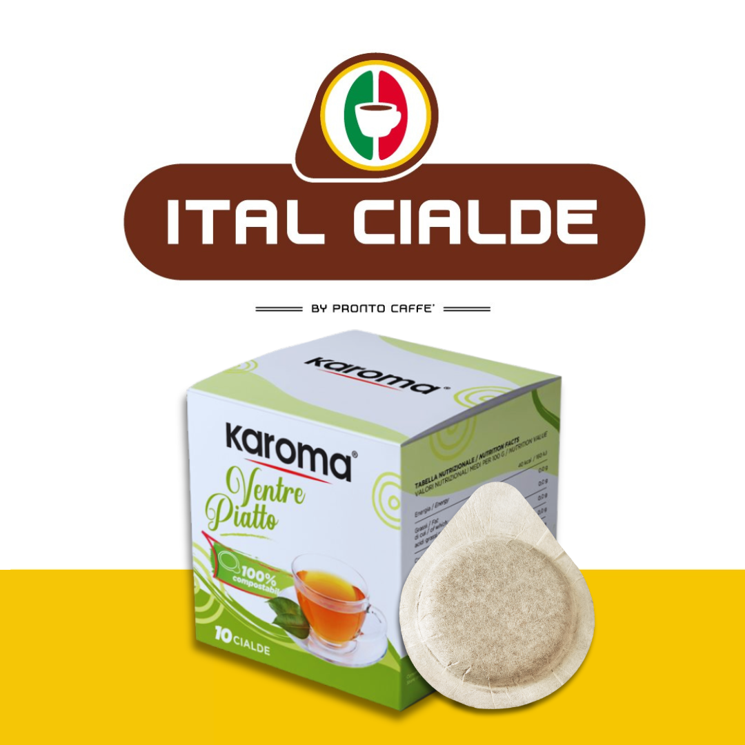 Karoma Ventre Piatto 10 Cialde ESE - Ital Cialde