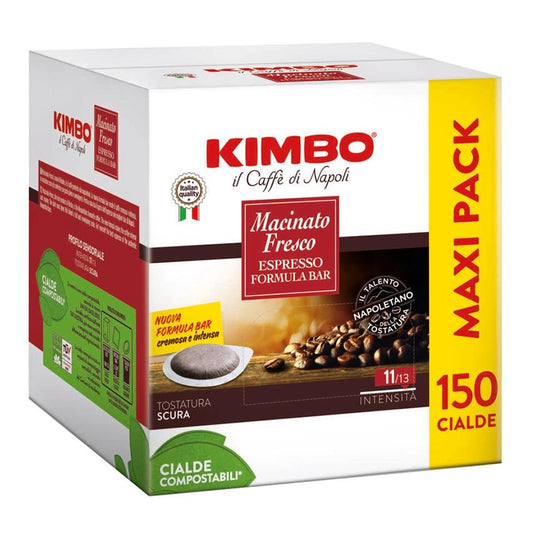 150 Cialde Caffè Kimbo Macinato Fresco | Maxi Pack Kimbo