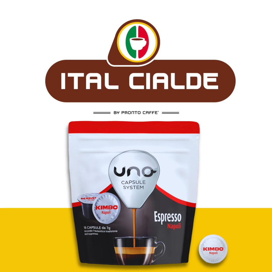 Caffè Kimbo Espresso Napoli Capsule Uno System - Ital Cialde