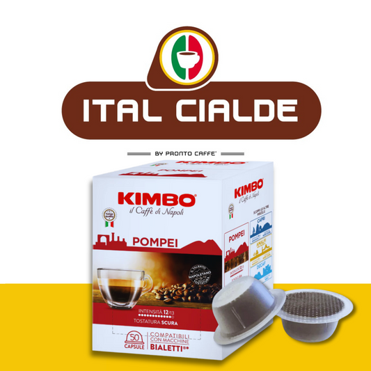 Caffè Kimbo Pompei 50 Capsule Compatibili Bialetti