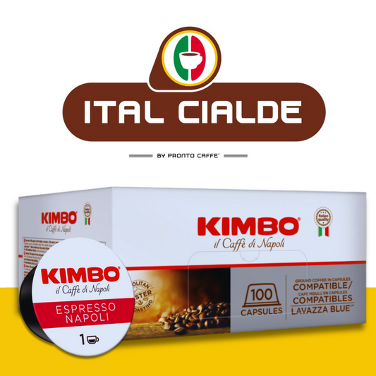 Caffè Kimbo Napoli 100 Capsule Compatibili Lavazza Blue