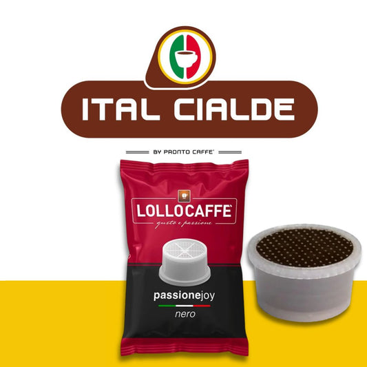 100 capsule essse lollo nero - ital cialde