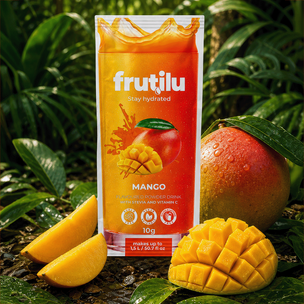 Frutilu Gusto Mango - Bevanda Istantanea in polvere 10g Frutilu