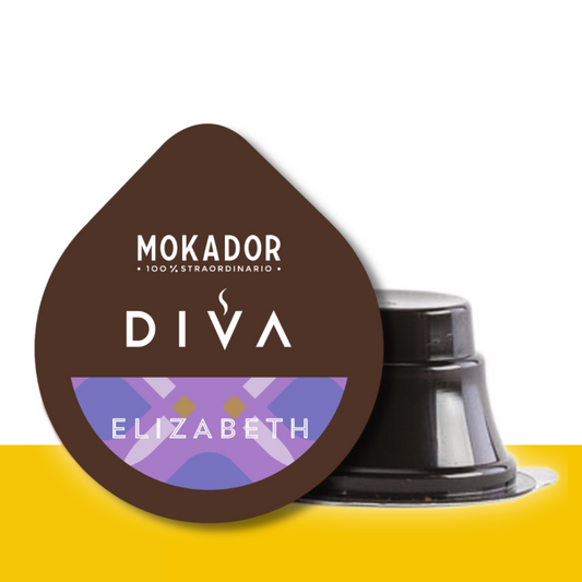 100 Capsule Diva Mokador Elizabeth + Kit Omaggio Mokador