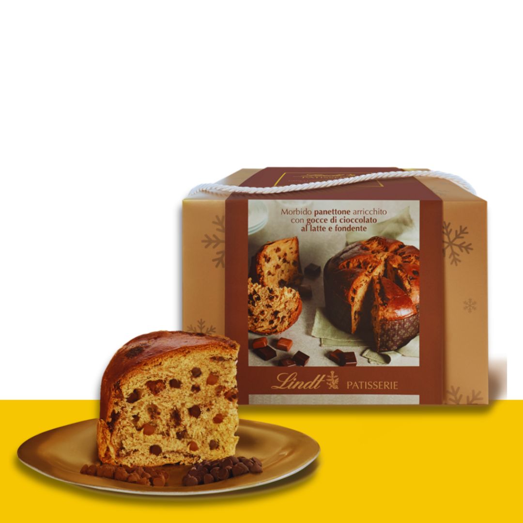 Lindt Panettone Doppio Cioccolato Confezione 750 g Lindt