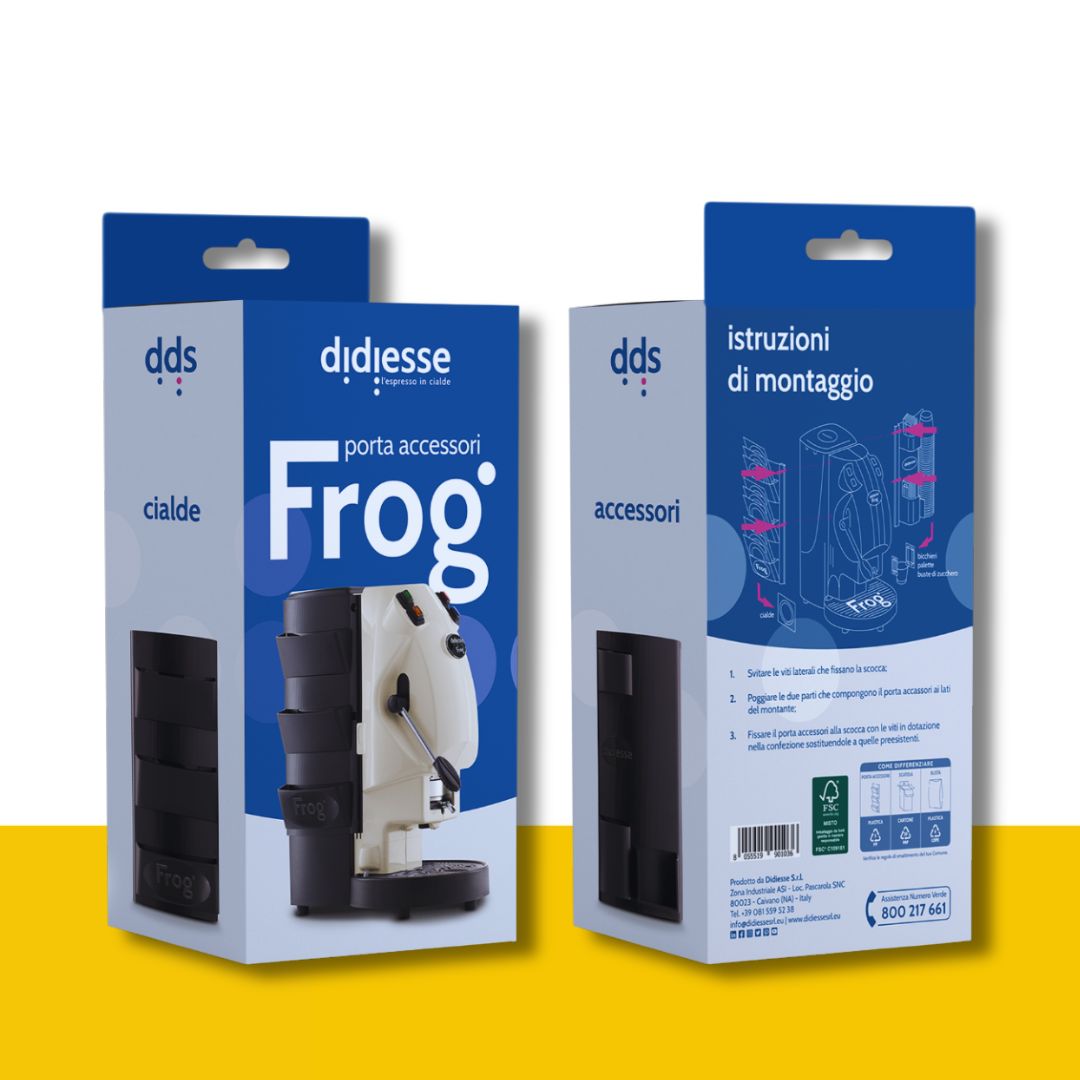 Porta Accessori Macchina da Caffè DIDIESSE FROG Kit Nero