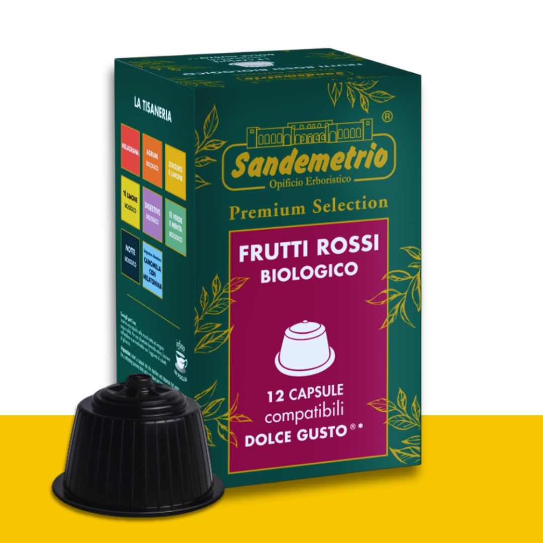 12 Capsule Dolce Gusto Sandemetrio Frutti di Bosco Bio Sandemetrio