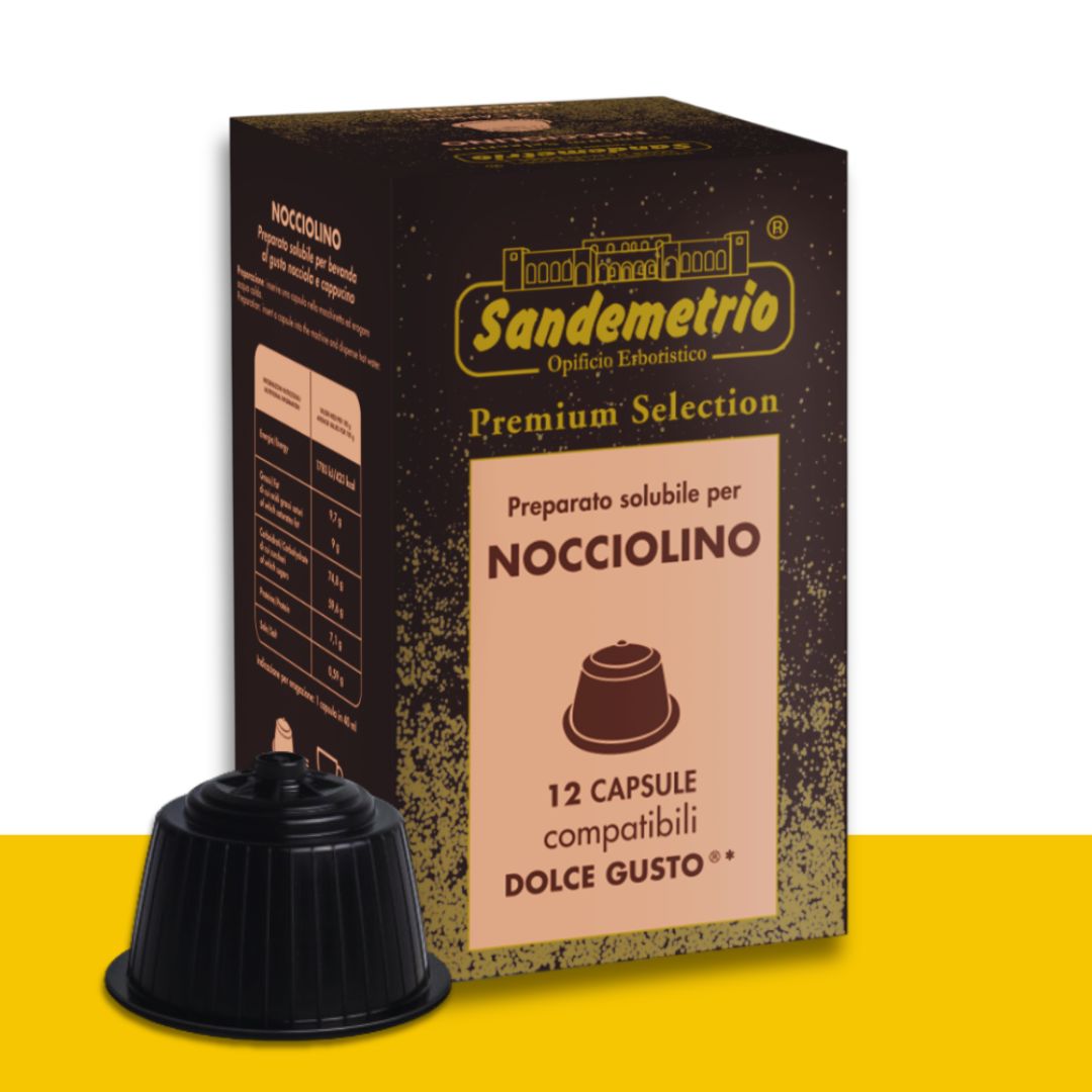 12 Capsule Dolce Gusto Sandemetrio Nocciolino Sandemetrio