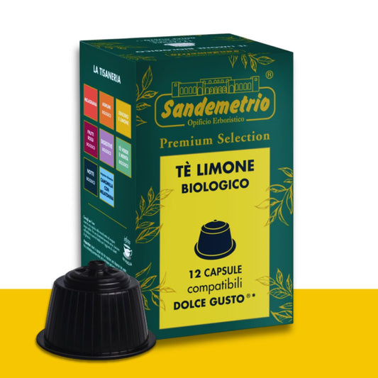 12 Capsule Dolce Gusto Sandemetrio Tè al Limone Bio Sandemetrio