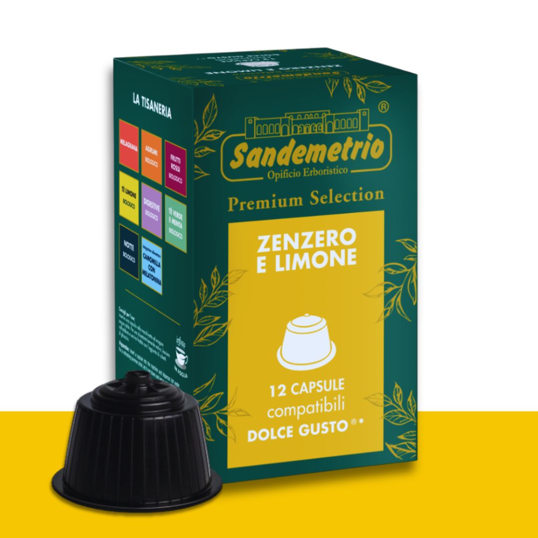 12 Capsule Dolce Gusto Sandemetrio Zenzero e Limone Sandemetrio