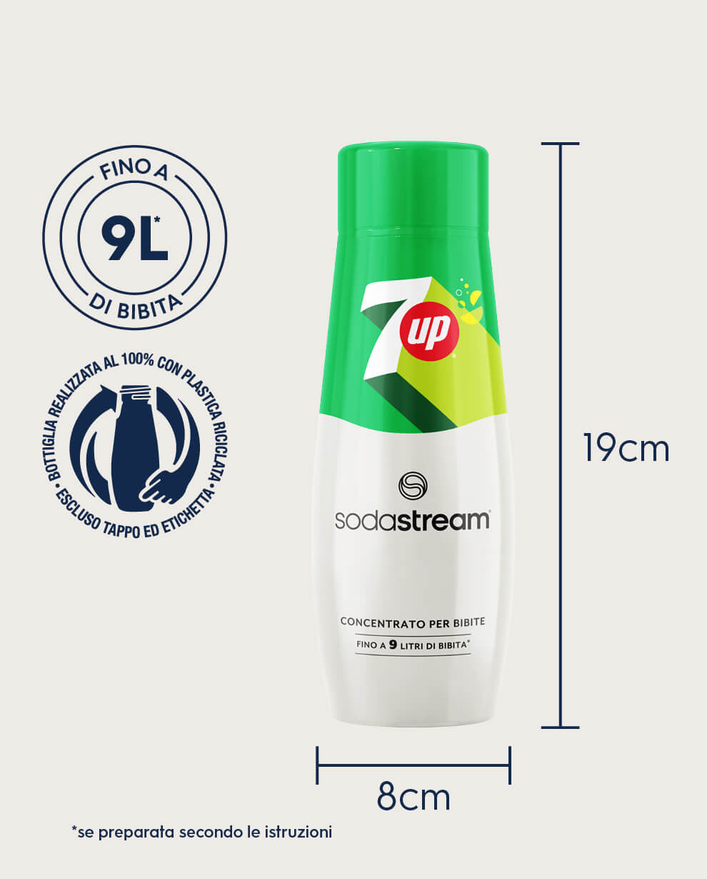 SodaStream Concentrato 7up 440ml - Ital Cialde