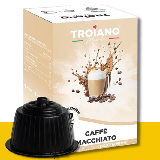 10 Capsule Dolce Gusto Troiano Caffè Macchiato Troiano