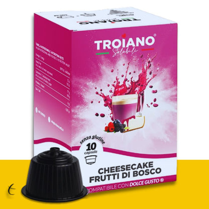 10 Capsule Dolce Gusto Troiano Cheescake ai Frutti di Bosco Troiano