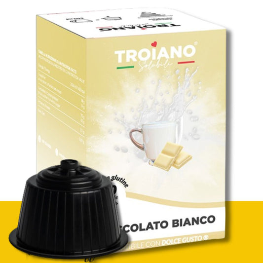 10 Capsule Dolce Gusto Troiano Cioccolato Bianco Troiano