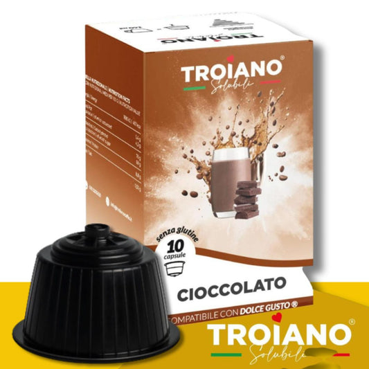 10 Capsule Dolce Gusto Troiano Cioccolato Troiano