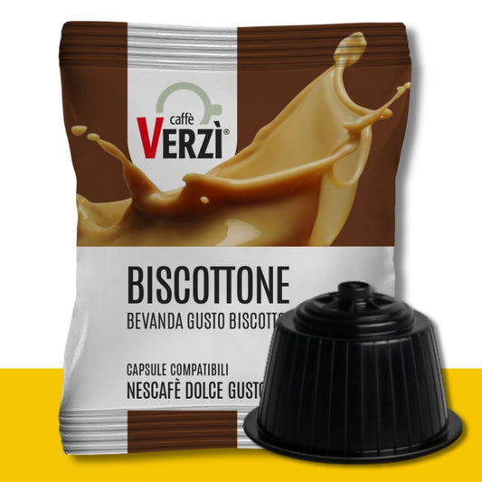 30 Capsule Dolce Gusto Verzì Biscottone Caffè Verzì