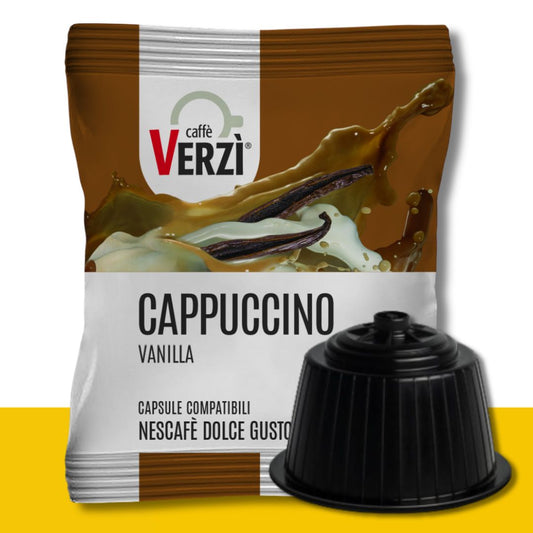 30 Capsule Dolce Gusto Verzì Cappuccino Vaniglia Caffè Verzì