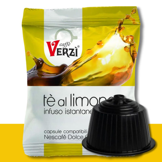 30 Capsule Dolce Gusto Verzì Tè al Limone Caffè Verzì