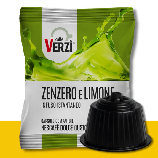 30 Capsule Dolce Gusto Verzì Zenzero e Limone Caffè Verzì