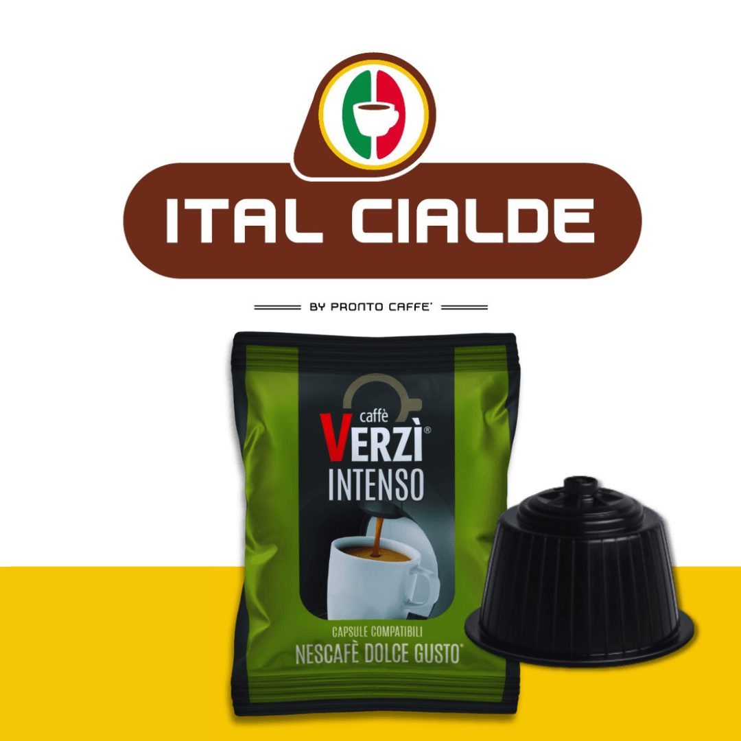 50 Capsule Dolce Gusto Caffè Verzì Aroma Intenso - Ital Cialde